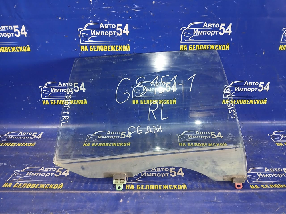 Стекло двери задней левой TOYOTA CROWN 1997