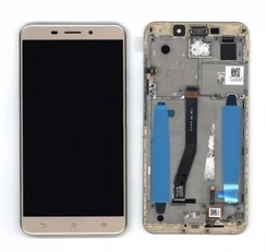 Дисплей для Asus ZC551KL в сборе с тачскрином на рамке (Gold)