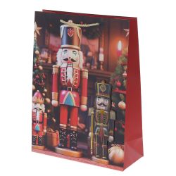 GAEM Пакет подарочный (бумага 210г/м2, блок 12шт), L30 W12 H40 см, 4в.