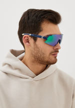Спортивные очки HILX Savage 2.0 Matt Blue Warm Grey / Green Lens