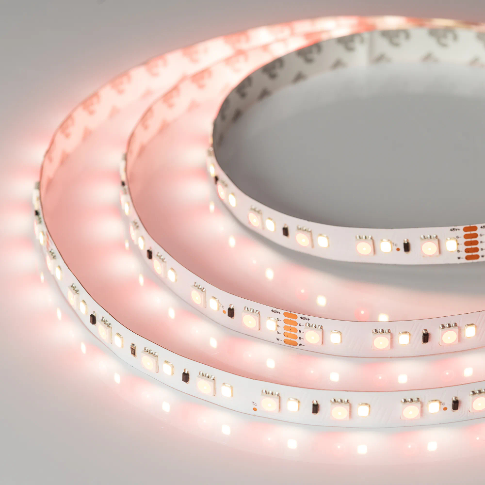 Светодиодная лента IC-40000-5060-108-48V RGB-Day4000 (12mm, 15W, IP20) (Arlight, стабилизированная) 029988
