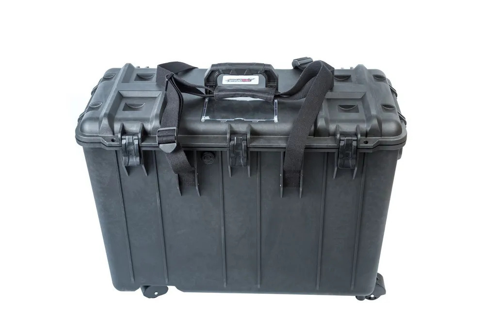 Кейс пластиковый объем 100,58л, с 4 колесиками