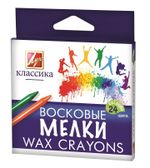 Набор воск. каранд. КЛАССИКА 24 цв. круглые