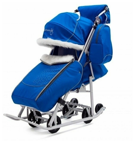 Санки-коляска Pikate Снеговик