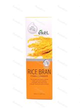 Нежная пенка для умывания с экстрактом коричневого риса Rice Bran Foam Cleanser, EKEL, Корея, 100 мл.