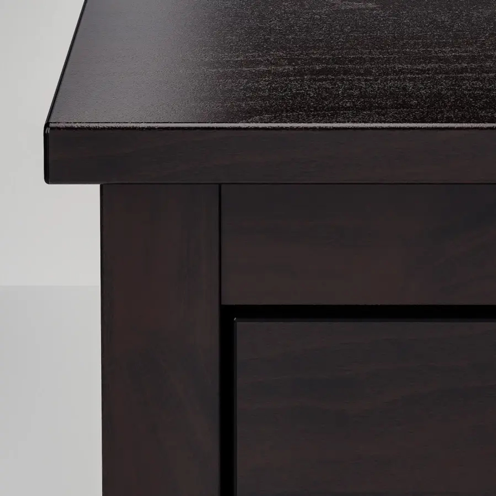 Комод с 5 ящиками - IKEA KOPPANG/КОППАНГ ИКЕА, 44х90х114 см, черный