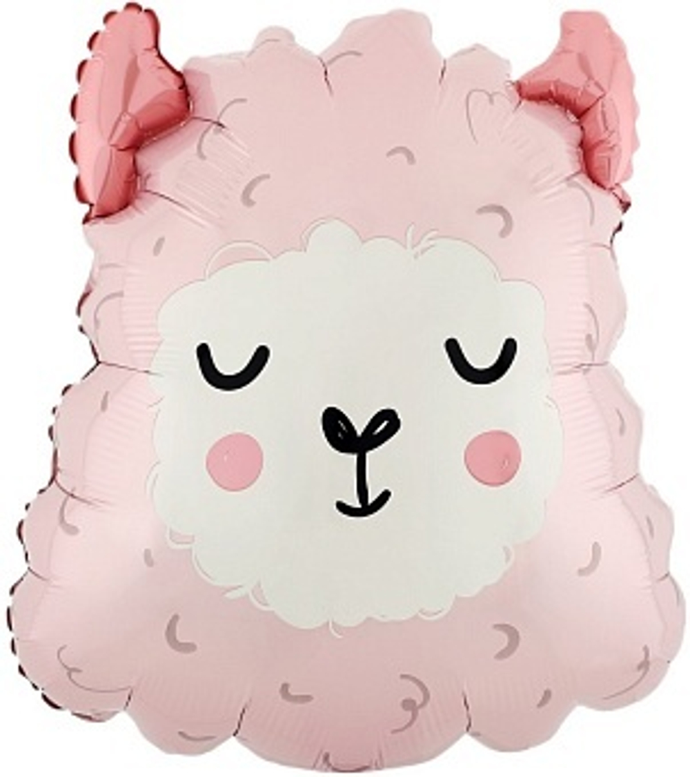 К Фигура Голова Милая Лама 23''/58 см.