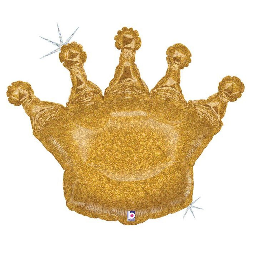Фигура Корона золотая голография 36&quot; Gr