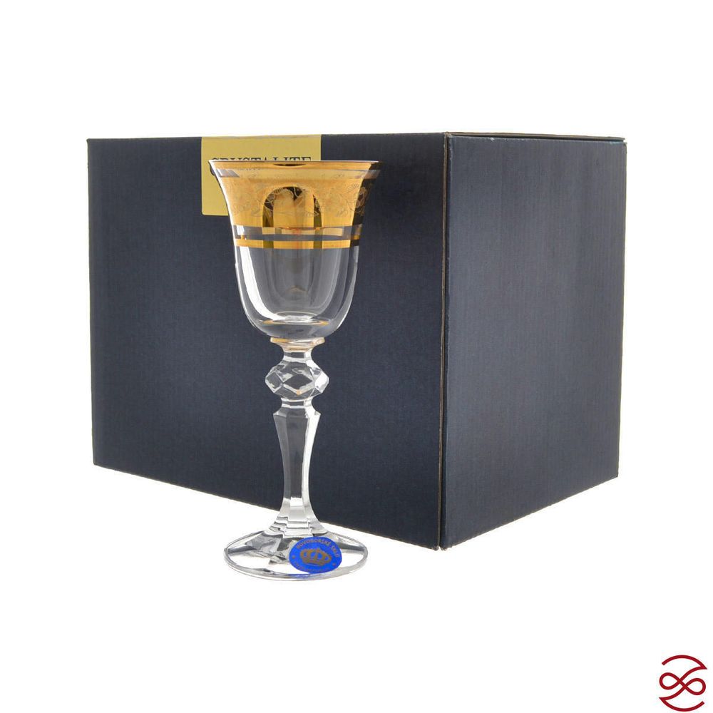 Набор рюмок Bohemia Кристина Панто Золото R-G 60 мл(6 шт)