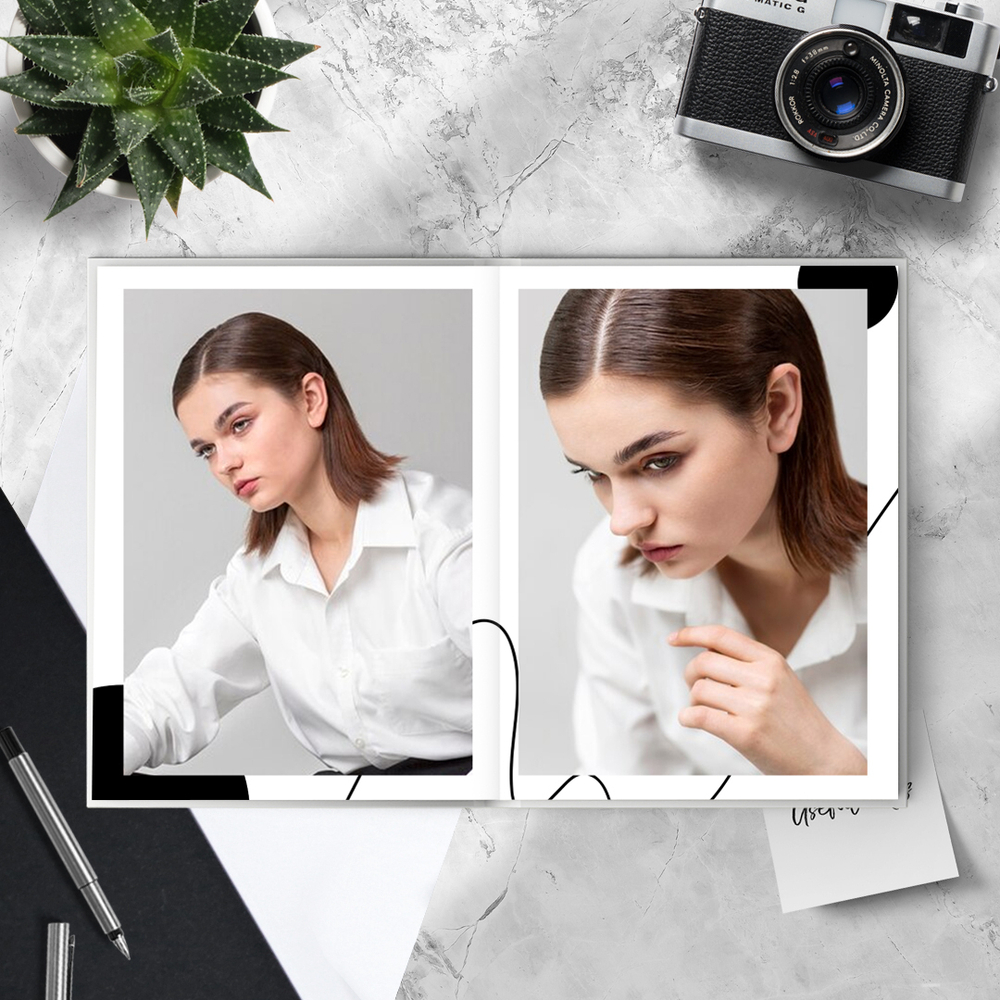 PSD-Шаблон фотокниги "Круги"