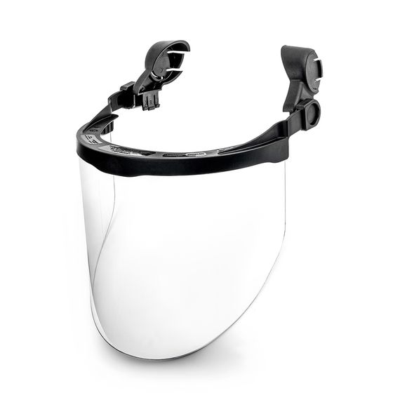 Щиток защитный лицевой РОСОМЗ КБТ SUPER ВИЗИОН с креплением на каску, арт. 04397-2