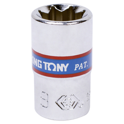 Головка торцевая восьмигранная 1/4&quot;, 8 мм KING TONY 231008M