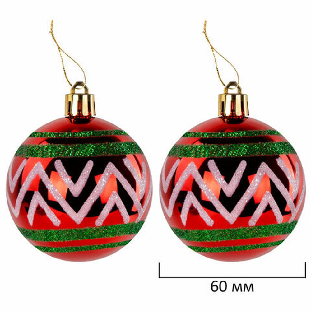Шары ёлочные НАБОР 73 предмета, "Fairy House", красный/зеленый/белый, пластик, ЗОЛОТАЯ СКАЗКА, 592181