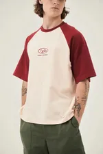 Купить Футболка Called a Garment Kaybug персик / гранат Футболка Called a Garment Kaybug персик / гранат