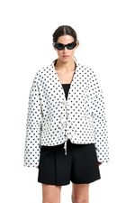 Куртка двустронняя TULUP white/black