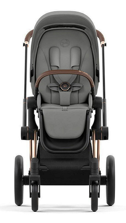 Коляска Cybex Priam IV Rosegold complete и автокресло Cloud G i-Size Ocean Blue Plus 3 в 1 Mirage Grey