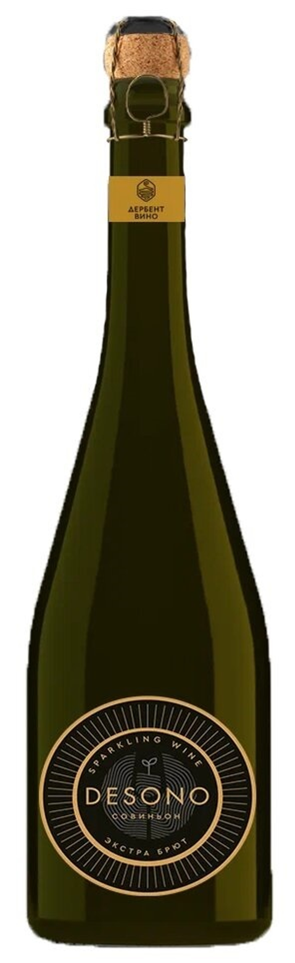 Вино игристое Дэсоно Совиньон Российское  с ЗГУ "Дагестан"