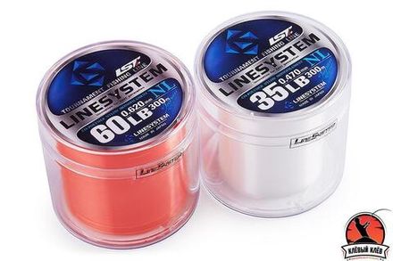 Леска LINESYSTEM Bobbin NL orange 300m 50LB #12,0 (0,57mm)