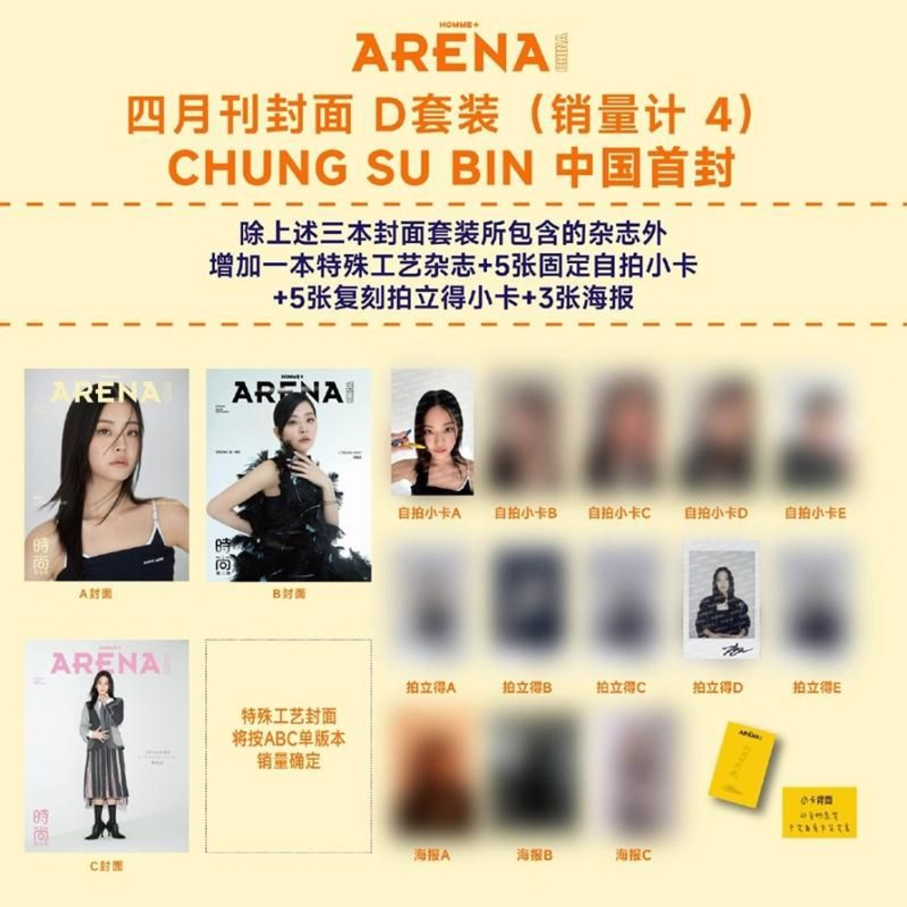 публикация ARENA HOMME + (CHINA) - 2025.04 CHUNG SU BIN D Type