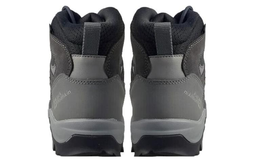 Jack Wolfskin Slip Resistant Abrasion Resistant High top Outdoor Shoes Men"s Gray