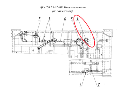 ДС-168 55.02.360 Пневмораспределитель
