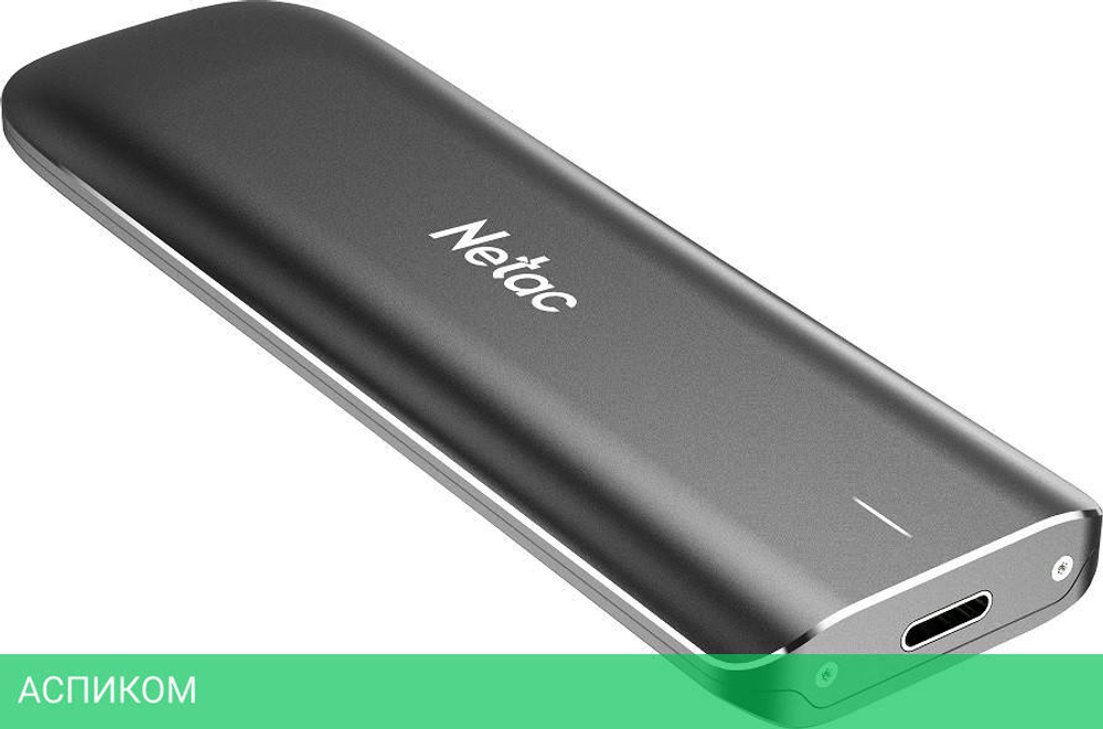 Внешний накопитель Netac External 500Gb ZX Black (NT01ZX-500G-32BK)