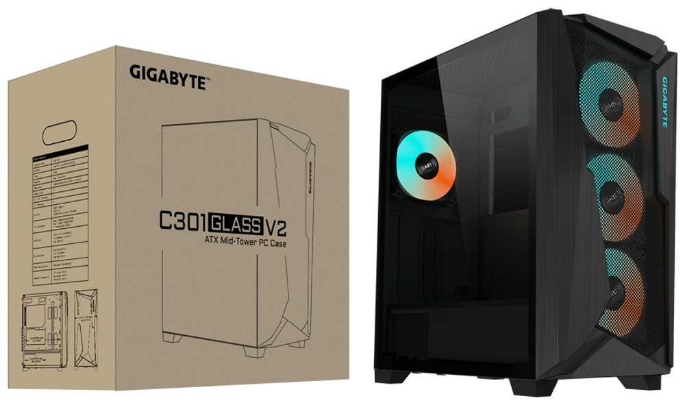 Корпус GIGABYTE GB-C301G V2 черный