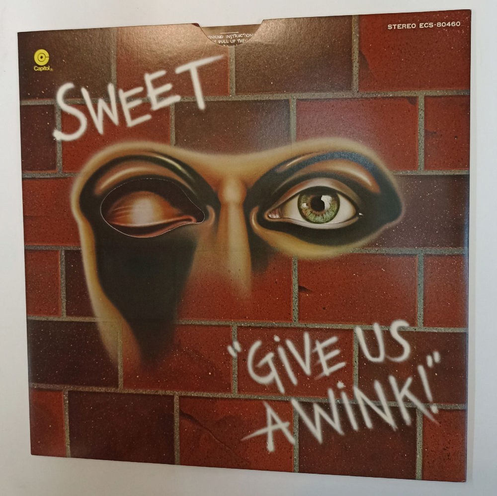 Винтажная виниловая пластинка LP Sweet Give Us A Wink (Japan 1976)