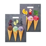 Пакет ПЭ с вырубной ручкой 31+6Тико глянец (Мороженое (двусторо (комплект 50 шт)