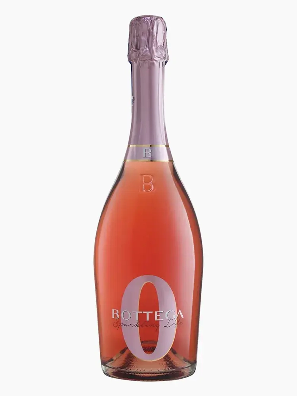 Вино игристое безалкогольное Bottega Зеро Розе Спарклинг Лайф, 0,75 л