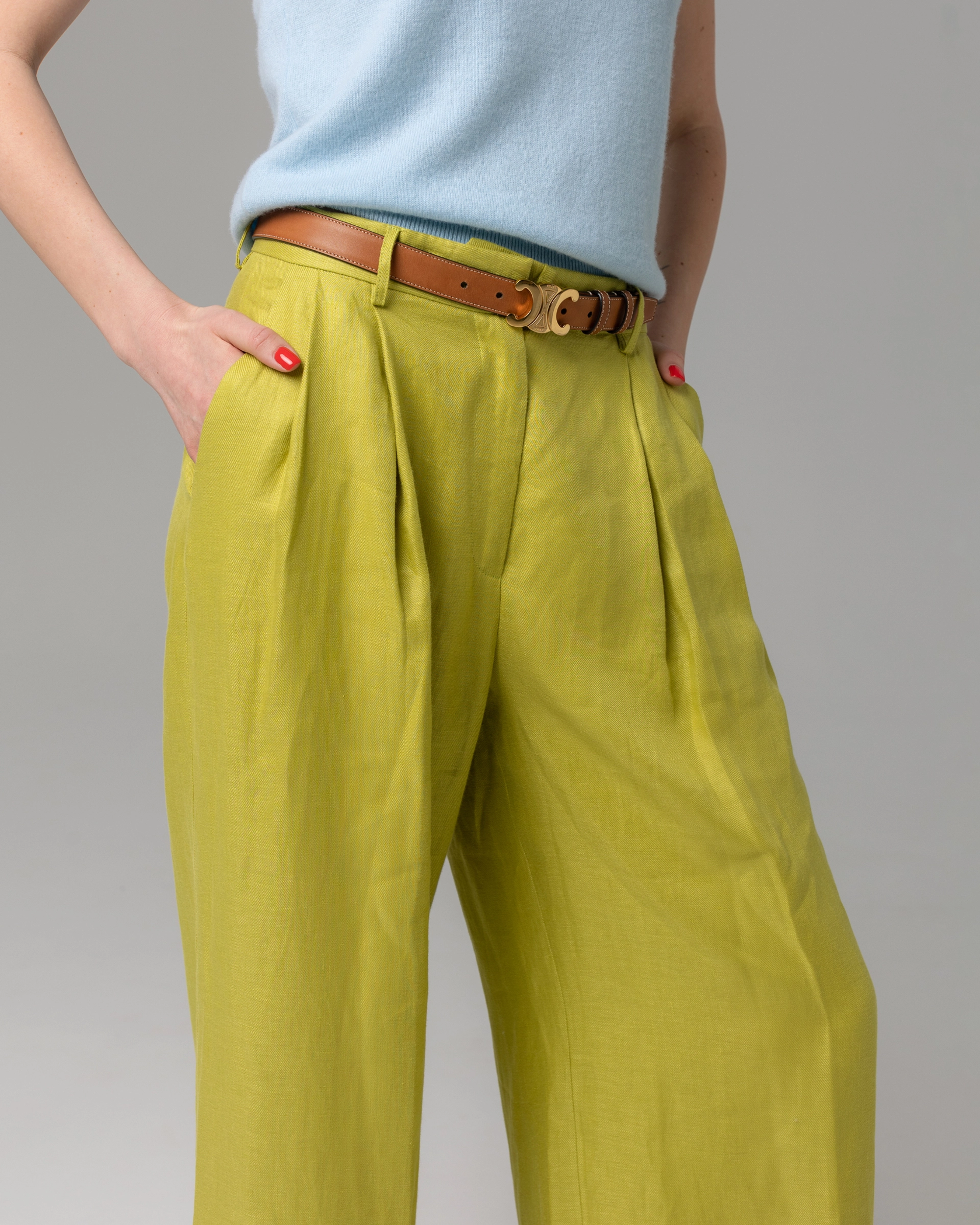 Льняные брюки