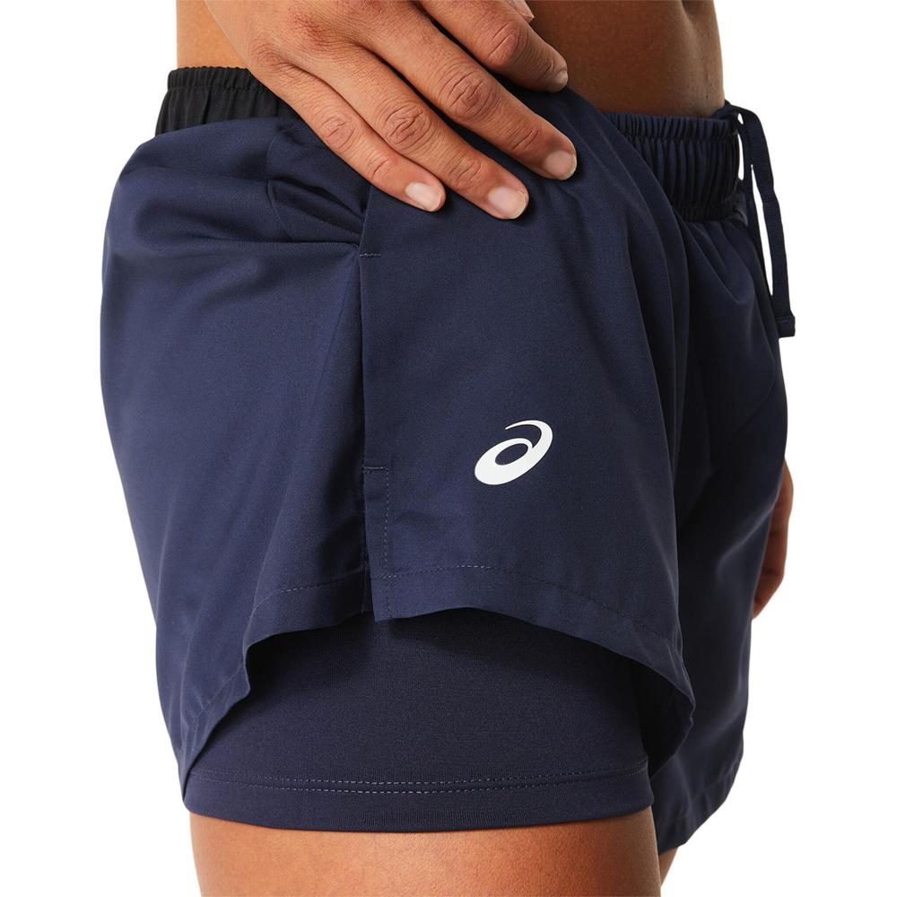 Женские теннисные шорты ASICS Court Shorts Women - Dark Blue, White