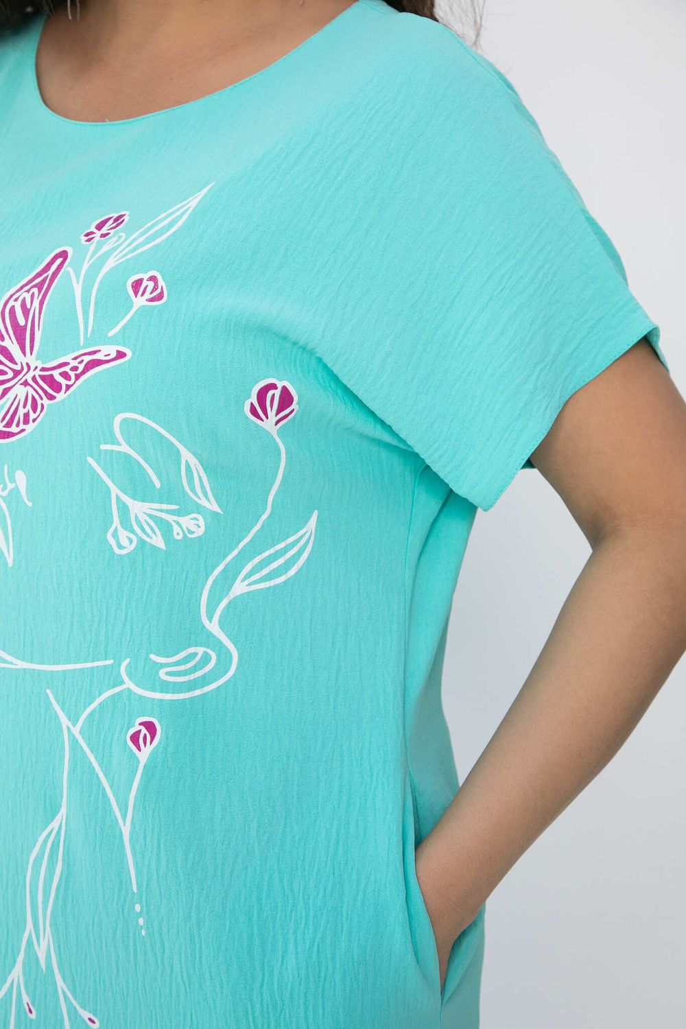 Платье Загадка (мята) П13705-8М LT Collection