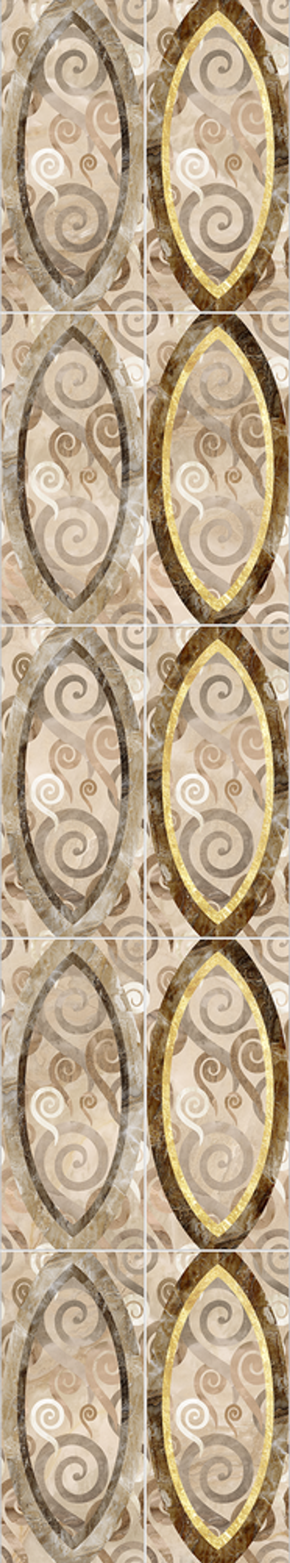 Панель ПВХ фотопечать Лигурия вставка 2700х250мм