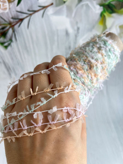 пряжа для вязания травка пушистая реснички