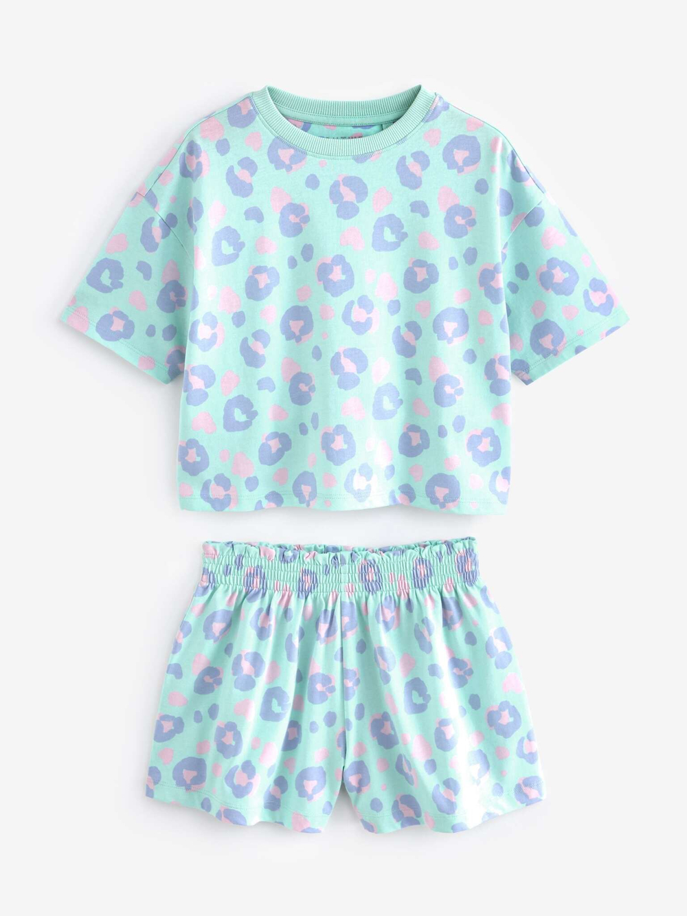 Пижама для девочки Next N59-623, 3 шт., Розовый, Голубой, Светло-желтый