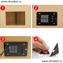 Контроллер температуры и влажности XH-M453/12-24V