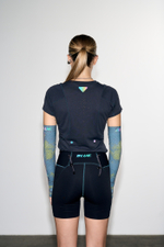 Футболка Blue Monte Frog Breath Trail Running T-Shirt "Distant Mountains In Haze" Women's