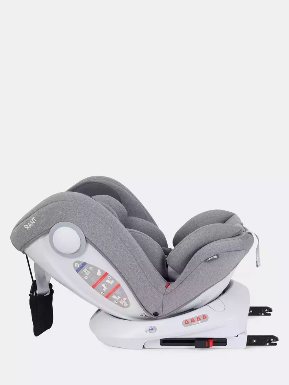Автокресло Rant Drive Active Line 0/1/2/3 (0-36кг) Grey/Серый isofix