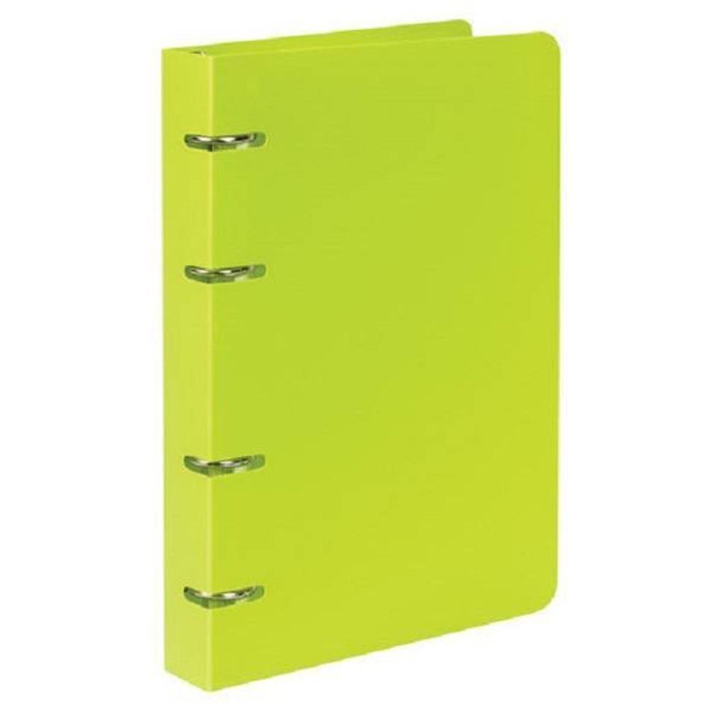Тетрадь на кольцах 80л, А5, Brauberg Салатовый, пластиковая обложка