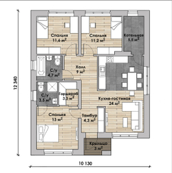 Проект Дома 84,9 кв. м К-54