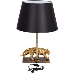 Настольная лампа Тигр Бронза с абажуром Сити - 2