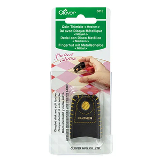 Напёрсток кожаный с круглым упором 6015/M Clover