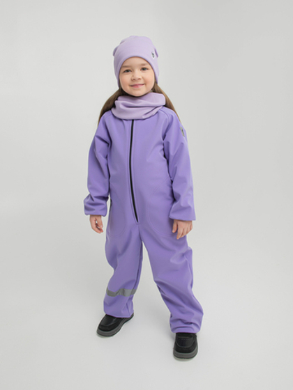 Комбинезон из софтшелла "Лиловый"