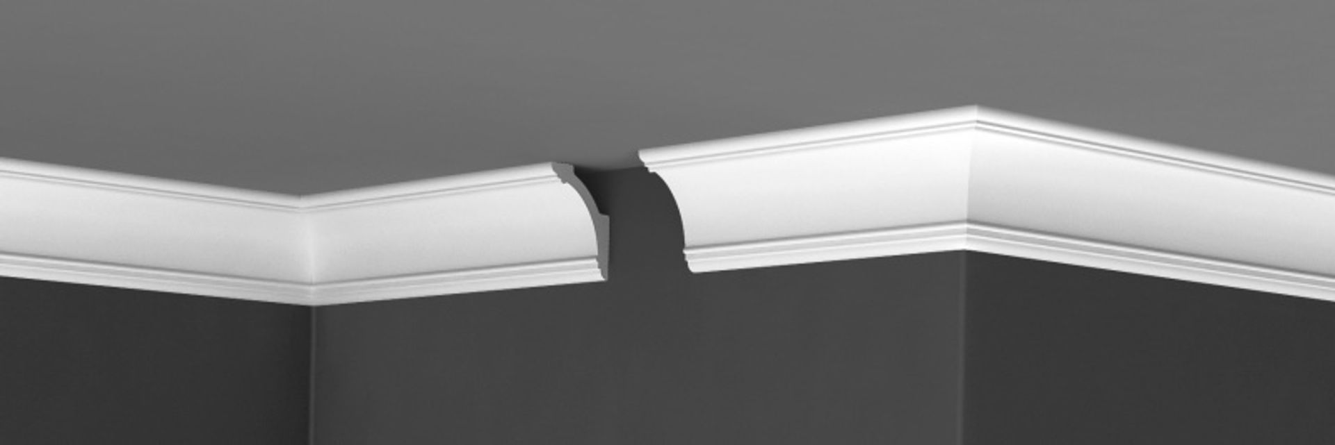 Плинтус потолочный Де-Багет Декор ДП 50/80