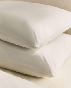 Zara Home - Наволочка из ситцевого хлопка (800 нитей) 80x80 см