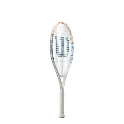 Детская теннисная ракетка Wilson Roland Garros Elite 23 - white/blue/clay red