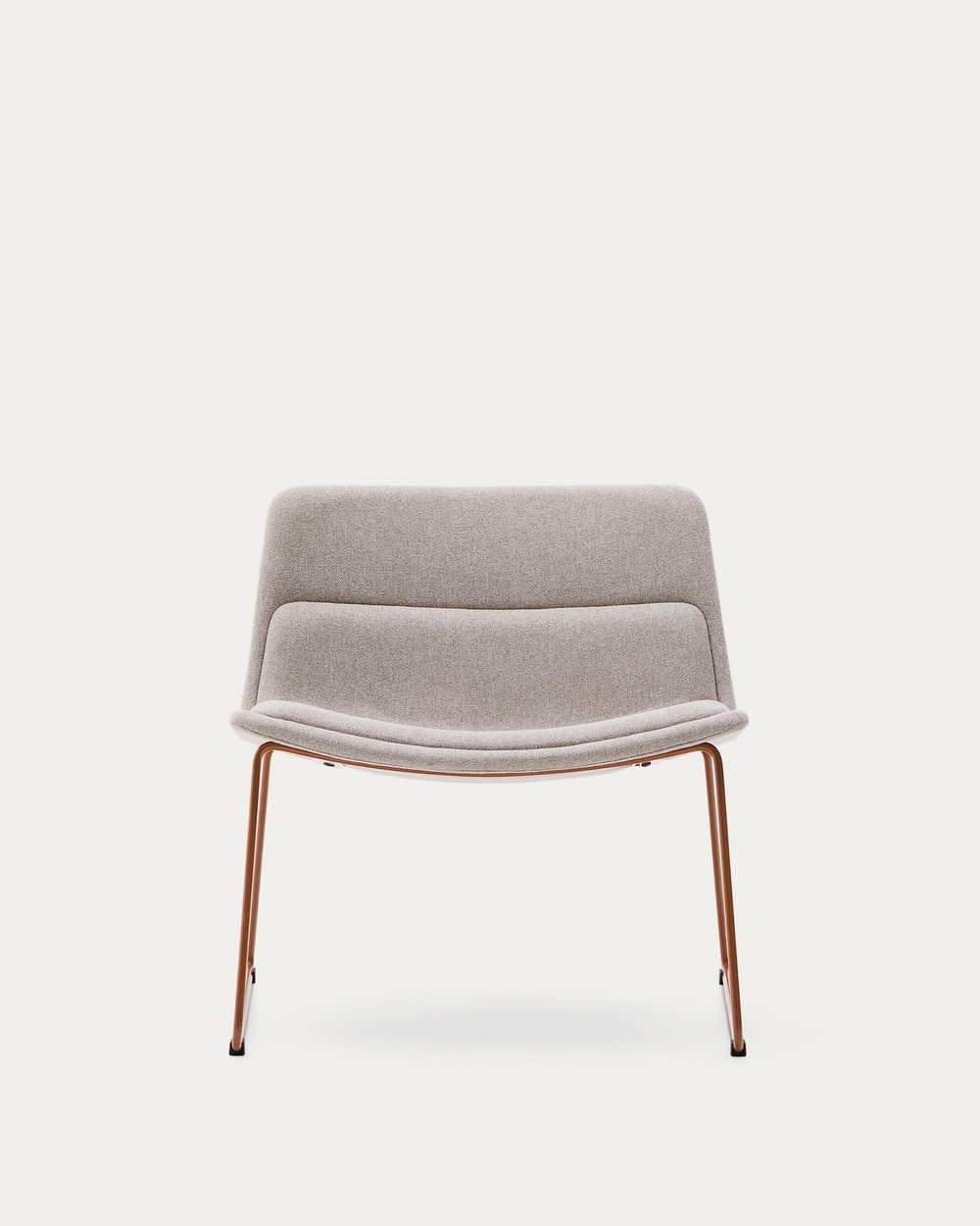 Zahara Стул со стальными ножками полиэстер бежевый