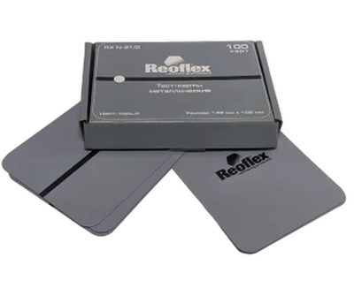 Reoflex Тест-карты металлические серый 100 шт