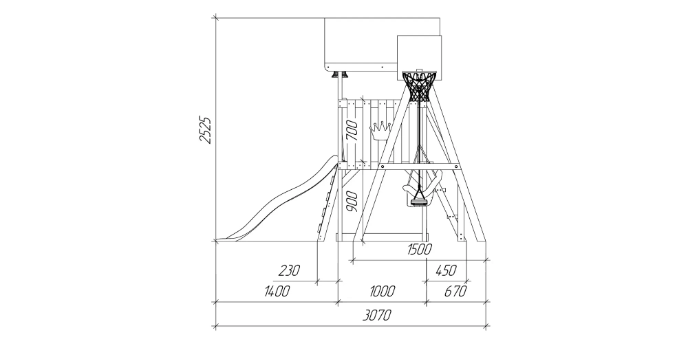 Детская площадка Савушка Тусун - 11 (салатовый)